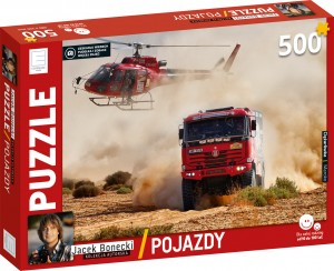 Puzzle_BONECKI Pojazdy Ciężarówka 3D